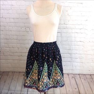 Goodnight Macaroon Printed Full Skirt Size Medium